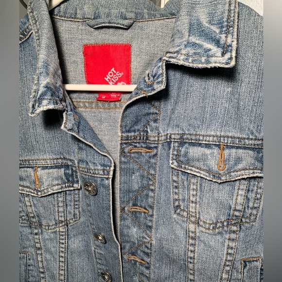 Hot Kiss Jean Jacket light wash size M - Picture 4 of 13